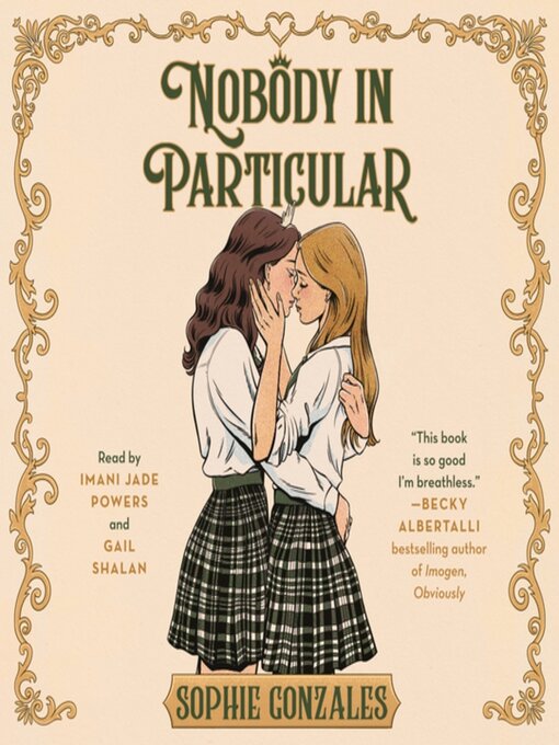 Title details for Nobody in Particular by Sophie Gonzales - Wait list